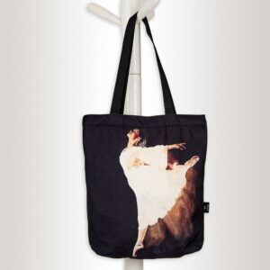 Ballet Dance Print Canvas Tote Bag